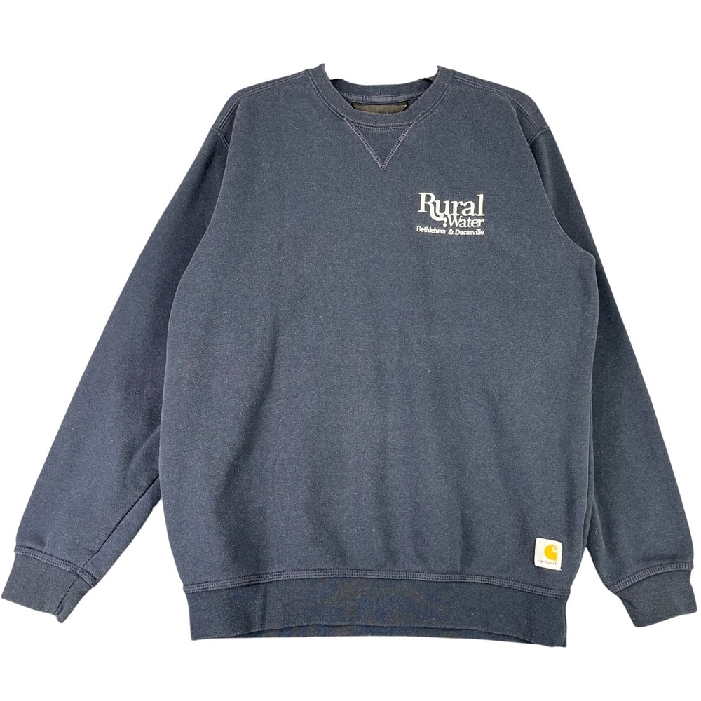 Carhartt Loose Fit Workwear Sweater‎ Sweatshirt Minimalist Embroidered Mens M